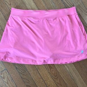 Prince Brand Women’s Tennis Skirt, size XL, peach/pink color, like new condition